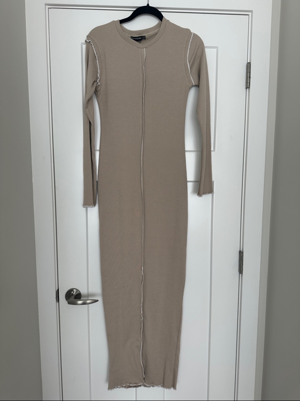 Pretty Little Thing Ribbed Maxi Dress